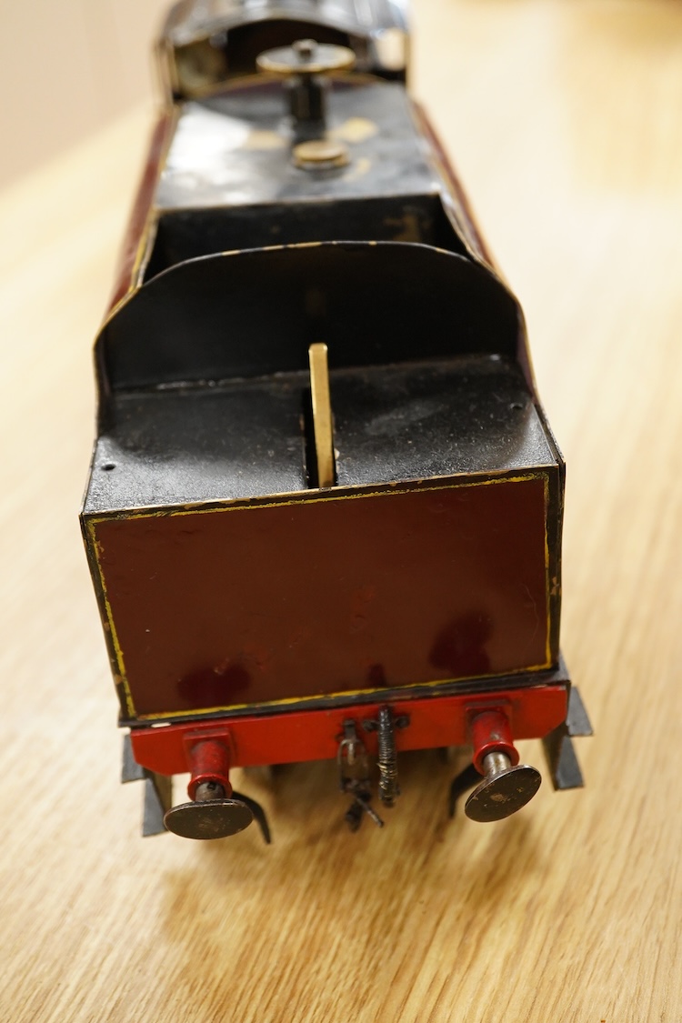 A Gauge One live steam BR Princess Royal class 4-6-0 tender locomotive, Princess Anne 46202, with spirit fired ‘Project’ type boiler with two working cylinders, the frames, wheels and Walshaerts valve gear originally bui